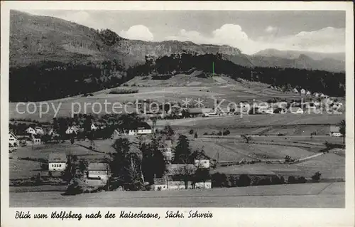 Wolfsberg Bad Schandau Kaiserkrone  Kat. Bad Schandau