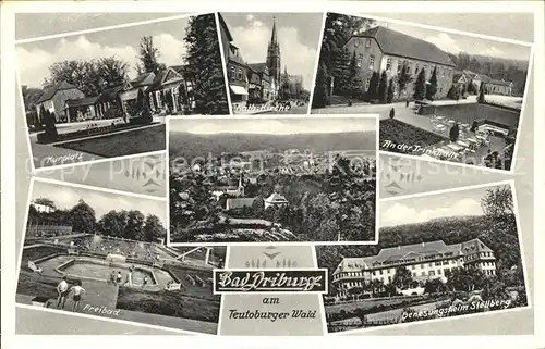 Bad Driburg Trinkhalle Kurplatz Freibad Kat. Bad Driburg