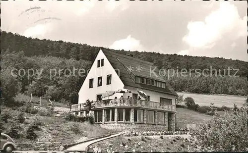 Willingen Sauerland Cafe Pension Haus Wald  Eck Kat. Willingen (Upland)