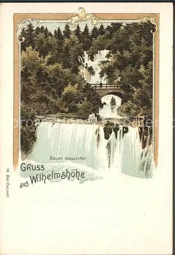 Wilhelmshoehe Kassel Neuer Wasserfall Kat. Kassel