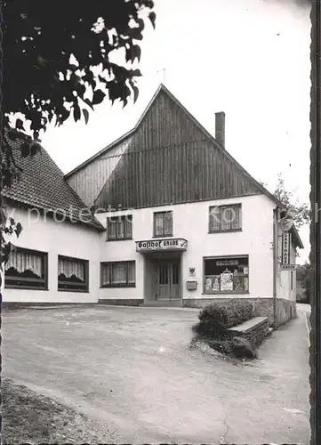 Merlsheim Gasthof Gnade  Kat. Nieheim