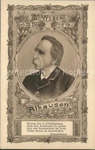 Alhausen Westfalen Dr.Weber Kat. Bad Driburg