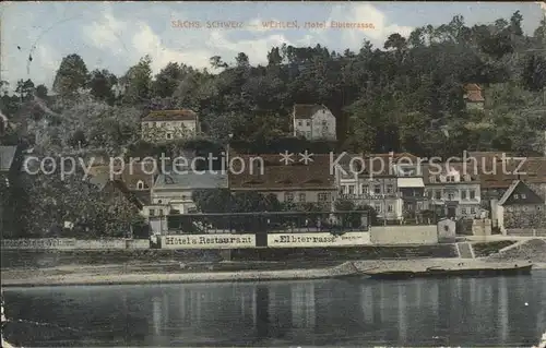 Wehlen Sachsen Hotel Elbterrasse / Wehlen /Saechsische Schweiz-Osterzgebirge LKR