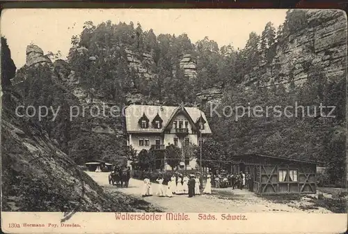 Bad Schandau Waltersdorfer Muehle Kat. Bad Schandau