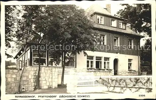 Pfaffendorf Koenigstein Terrassenhof  Kat. Koenigstein Saechsische Schweiz