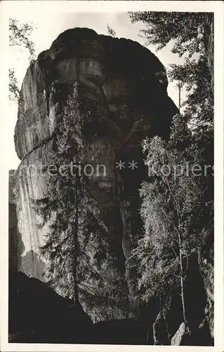 Pfaffenstein Koenigstein Saechsische Schweiz  Kat. Koenigstein Saechsische Schweiz