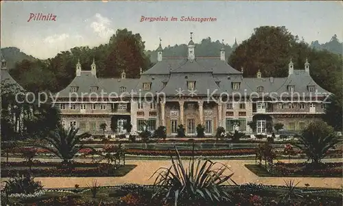 Pillnitz Bergpalais Schlossgarten Kat. Dresden