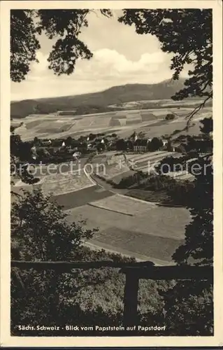 Papststein Papstdorf Kat. Gohrisch