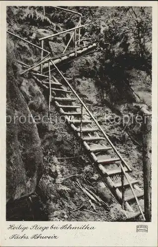 Schmilka Heilige Stiege  Kat. Bad Schandau