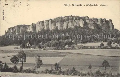 Pfaffenstein Koenigstein Saechsische Schweiz  Kat. Koenigstein Saechsische Schweiz