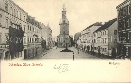 Bad Schandau Marktplatz  Kat. Bad Schandau