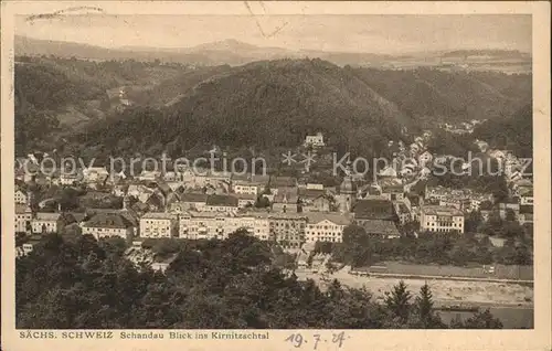 Bad Schandau Kirnitzschtal Kat. Bad Schandau