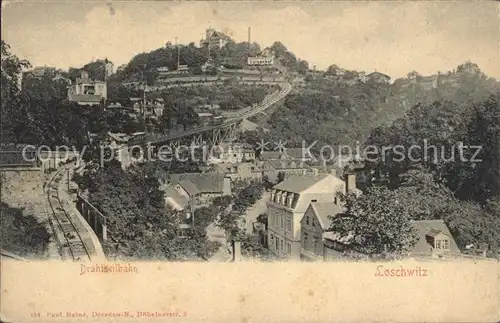 Loschwitz Drahtseilbahn  Kat. Dresden