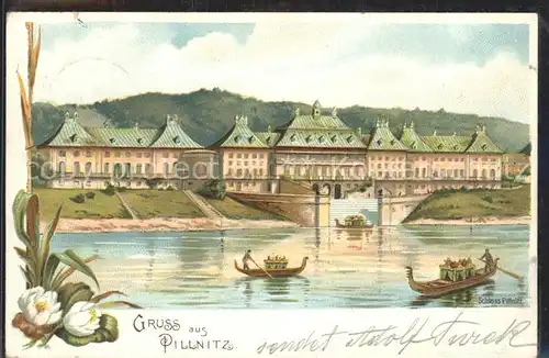 Pillnitz Schloss Boot  Kat. Dresden