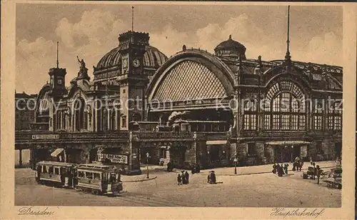 Dresden Hauptbahnhof  Kat. Dresden Elbe