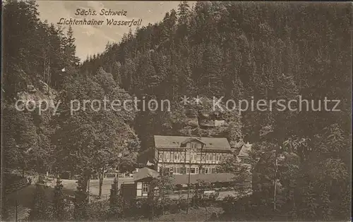 Kirnitzschtal Lichtenhainer Wasserfall Kat. Kirnitzschtal