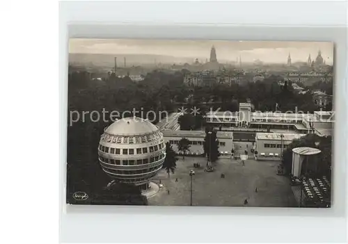 Dresden Teilgelaende Kugelhaus Kat. Dresden Elbe