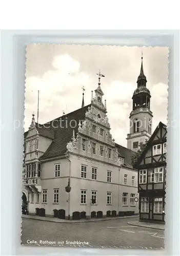 Celle Niedersachsen Rathaus Stadtkirche Kat. Celle