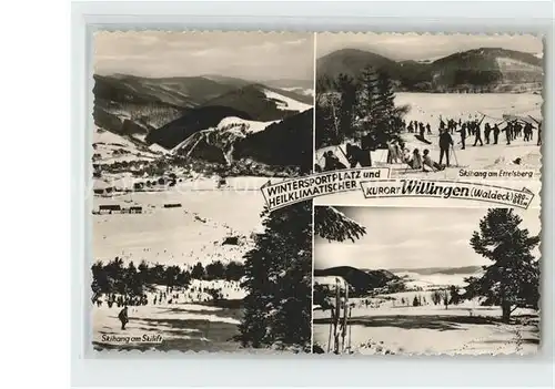 Willingen Sauerland Skihang Skilift Ettelsberg Kat. Willingen (Upland)