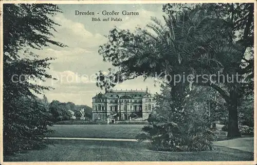 Dresden Grosser Garten Palais Kat. Dresden Elbe