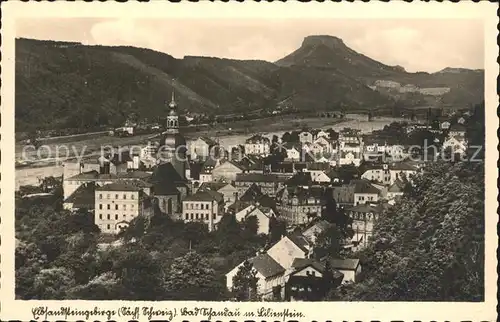 Schandau Bad Elbsandsteingebirge Lilienstein Kat. Bad Schandau