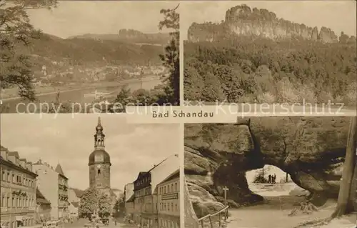 Schandau Bad Schrammsteine Stadt Kat. Bad Schandau