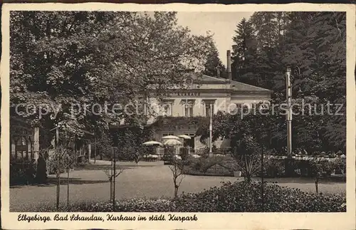Schandau Bad Kurhaus Staedtischer Kurpark Kat. Bad Schandau