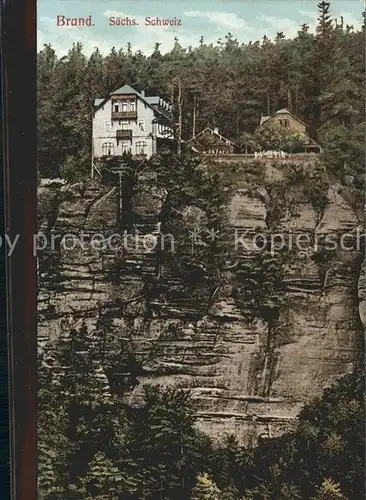 Brand Hohnstein Gebirge Kat. Hohnstein