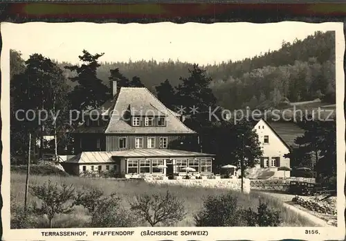 Pfaffendorf Koenigstein Terrassenhof  Kat. Koenigstein Saechsische Schweiz