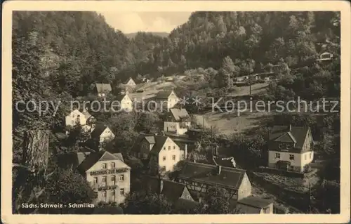 Schmilka Gasthaus zur Muehle Kat. Bad Schandau