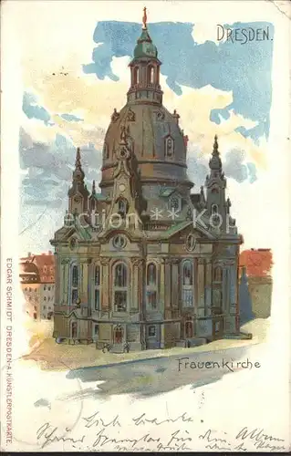 Dresden Frauenkirche  Kat. Dresden Elbe