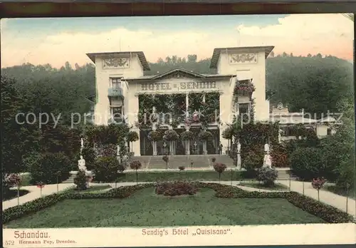 Bad Schandau Sendigs Hotel Quisisana Kat. Bad Schandau