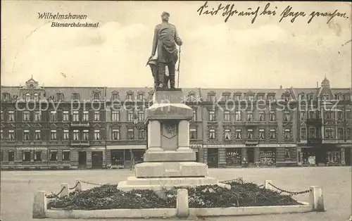 Wilhelmshaven Bismarckdenkmal Kat. Wilhelmshaven