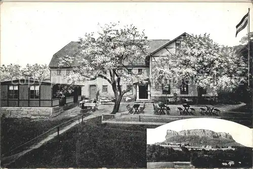 Koenigstein Saechsische Schweiz Gasthaus Ebenheit Kat. Koenigstein Saechsische Schweiz