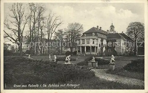 Pulsnitz Sachsen Schloss mit Rittergut Kat. Pulsnitz