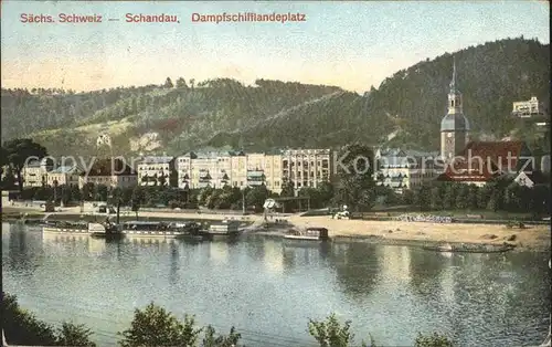 Bad Schandau Dampfschifflandeplatz Kat. Bad Schandau