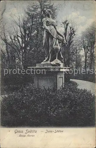 Grosssedlitz Juno  Statue Kat. Heidenau