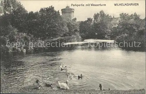 Wilhelmshaven Park Wasserturm Kat. Wilhelmshaven