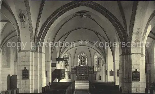 Burg Fehmarn St Nikolai Kirche Inneres Kat. Fehmarn