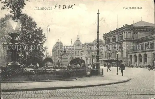 Hannover Hauptbahnhof Kat. Hannover