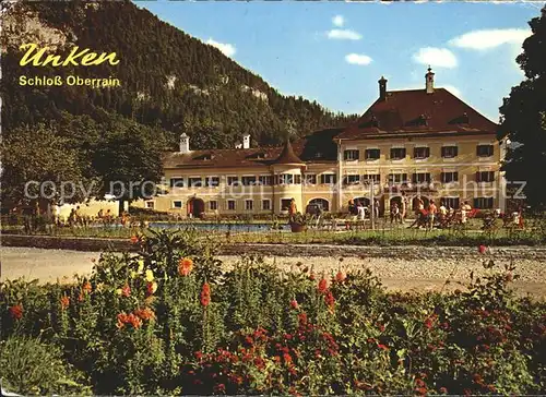 Unken Schloss Oberrain Rehabilitationszentrum Kat. Unken