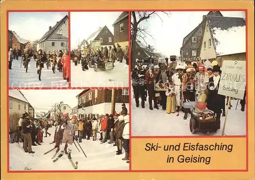 Geising Erzgebirge Fasching Kat. Geising Osterzgebirge