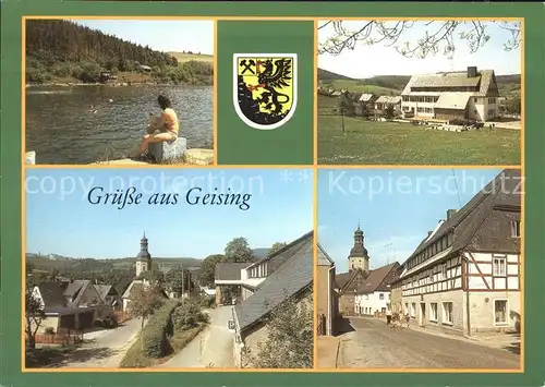 Geising Erzgebirge Freibad Ferienheim Erich Weinert Kat. Geising Osterzgebirge