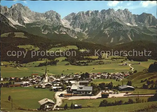 Ellmau Tirol mit Wilden Kaiser Kat. Ellmau