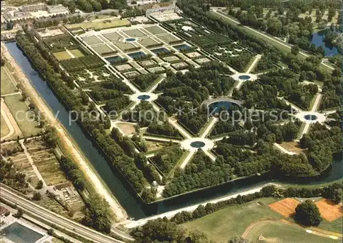 Hannover Fliegeraufnahme Herrenhaeuser Gaerten Kat. Hannover