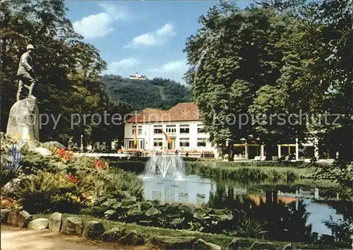 Bad Lauterberg Kurhaus mit Hausberg Kat. Bad Lauterberg im Harz