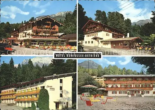 Berchtesgaden Hotel Koenigsee Betriebe Kat. Berchtesgaden