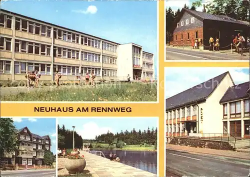 Neuhaus Rennweg Schule Erholungsheim Ernst Thaelmann  Kat. Neuhaus Rennweg