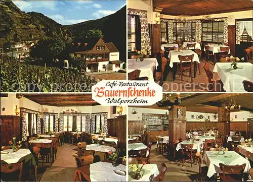 Walporzheim Cafe Restaurant Bauernschenke Kat. Bad Neuenahr Ahrweiler