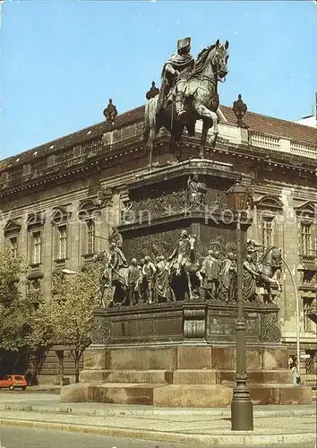 Berlin Unter den Linden Reiterstandbild Friedrich der 2. Kat. Berlin